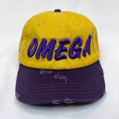 Gold Omega Dad Hat