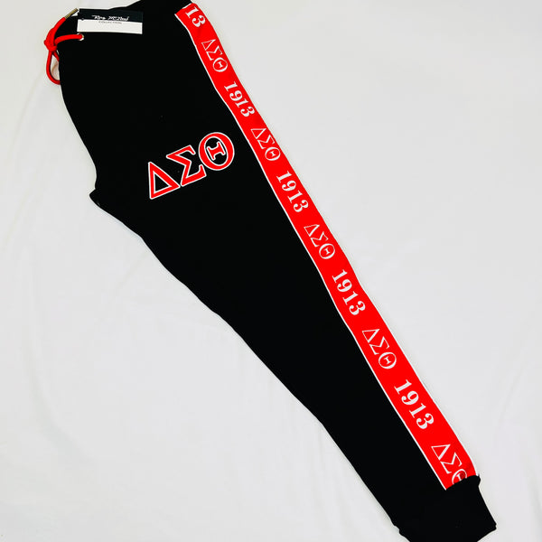 Delta Black Tapered Sweatsuit Joggers (Unisex Size)