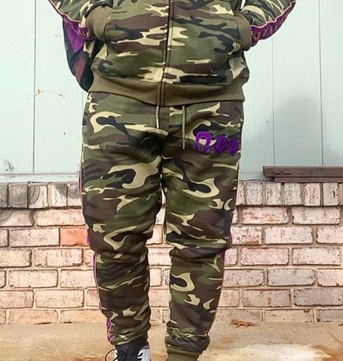Omega Camo Tapered Sweatsuit Joggers