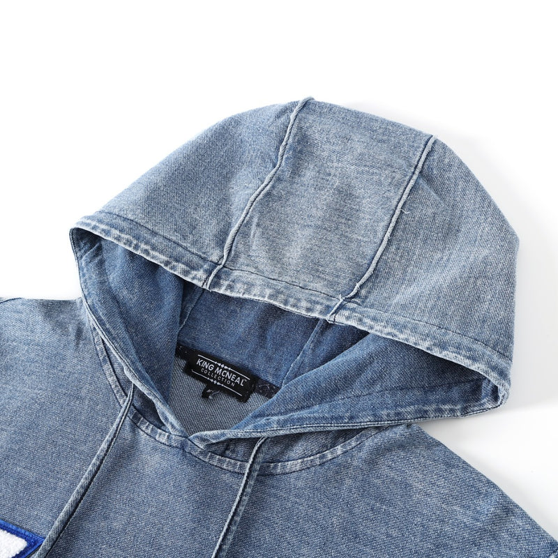 Zeta Chenille Denim Hoodie