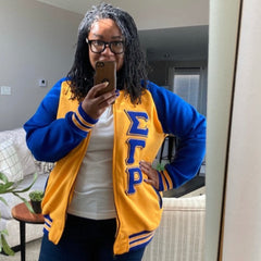 SGRho Fleece Varsity Jacket