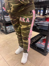 AKA Camo Tapered Sweatsuit Joggers (Unisex Size)