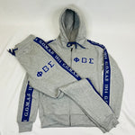 Phi Beta Sigma Tapered Sweatsuit Jacket