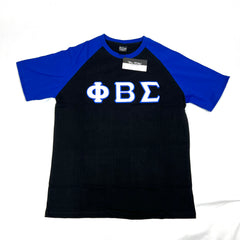 Black & Blu Sigma Raglan Premium Shirt