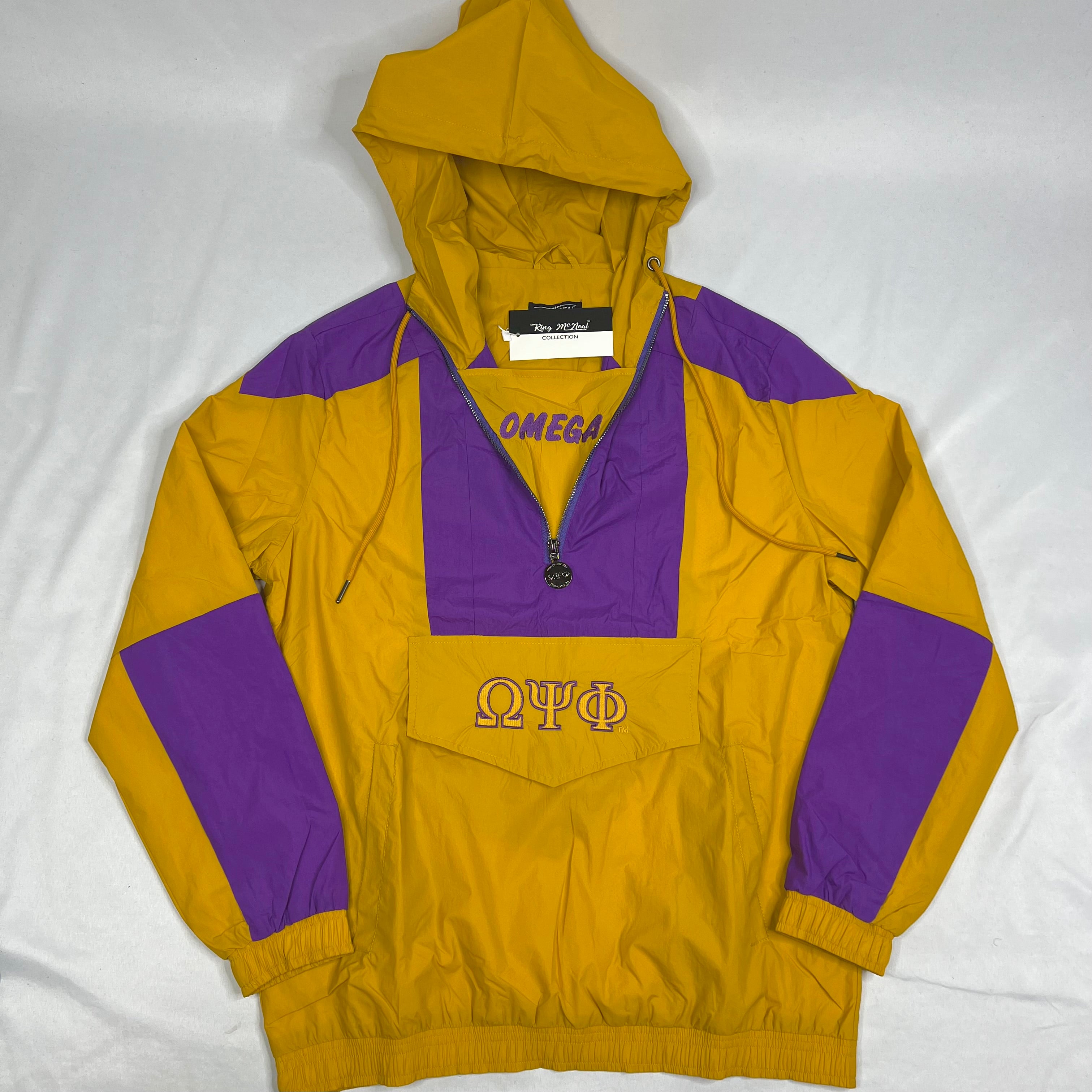 Omega Psi Phi Half Zip Windbreaker Jacket