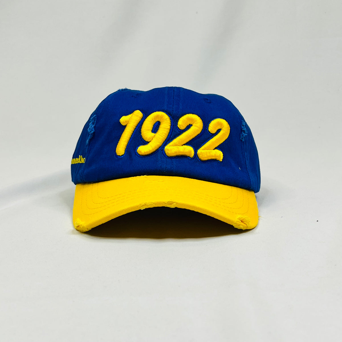 “1922” SGRho Royal Blue & Yellow Gold Hat