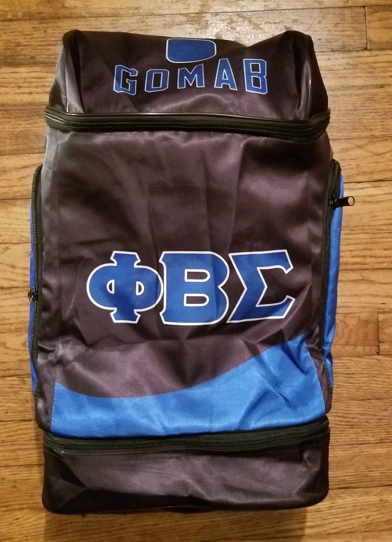 Phi Beta Sigma Backpack Black