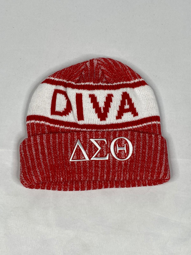 Delta Beanie Hat no Pom