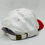 “NUPE” Kappa Alpha Psi White & Red distressed hat