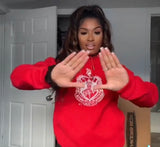 Delta Red Premium Crest Hoodie