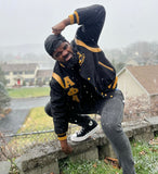 Alpha Wool And Leather Letterman Jacket