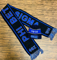 Black Sigma Scarf and Hat Set