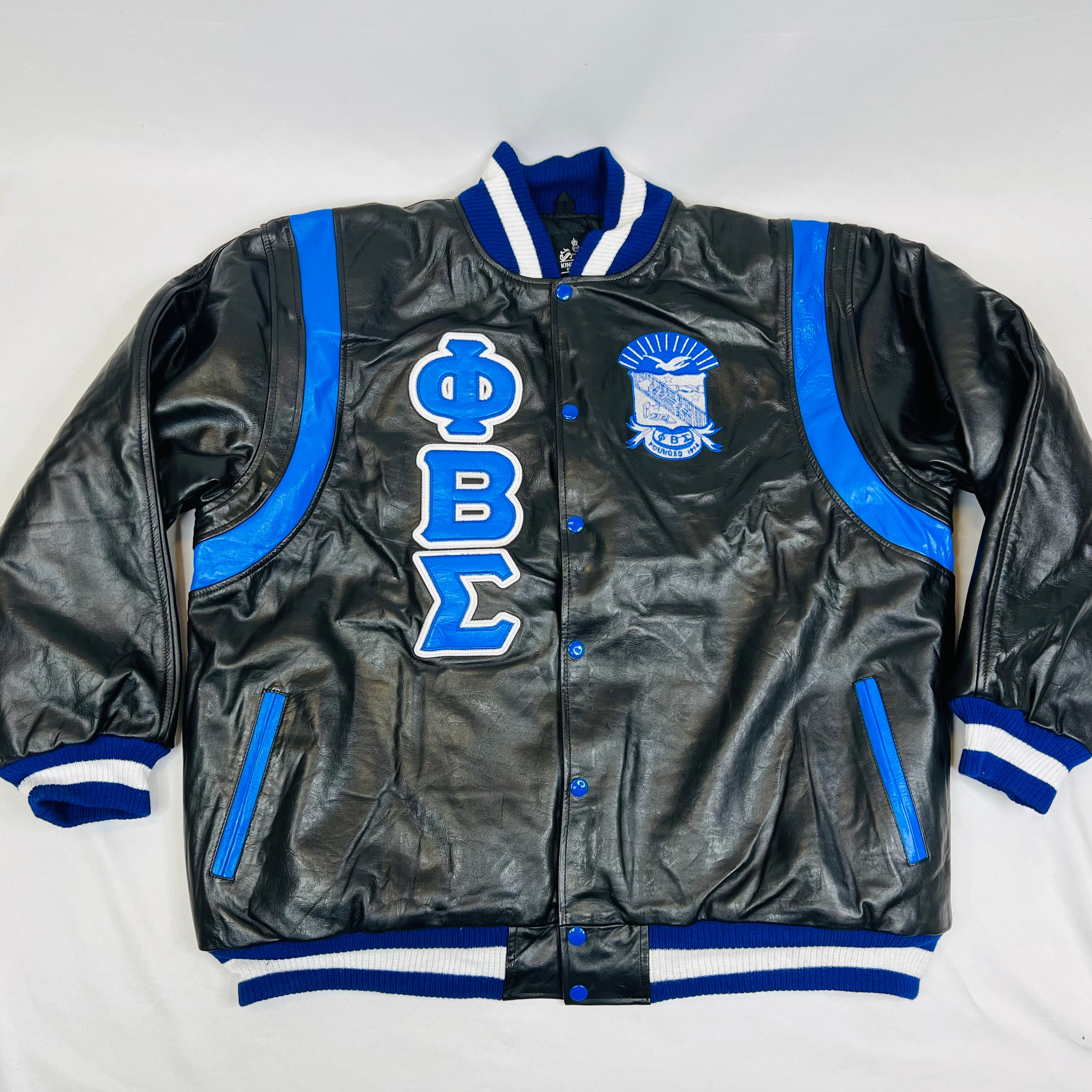 Sigma All Leather Letterman Jacket