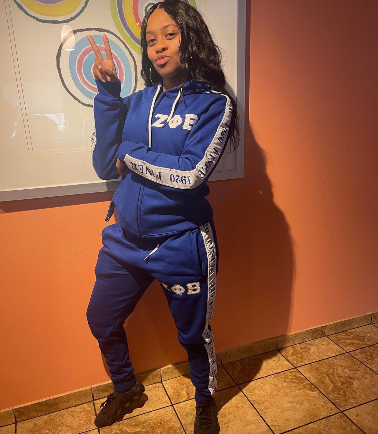 Zeta Blue Tapered Jacket (Unisex Size)