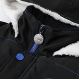 Zeta Hooded Puffer Vest Sherpa Lining Read Description