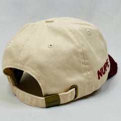 “KAΨ” Kappa Alpha Psi Kream & Krimson distressed hat