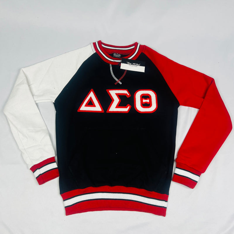 Delta Black Chenille Crewneck