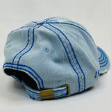 “FINER” Light Denim Zeta Phi Beta Distressed Hat