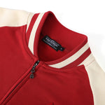 Delta Crimson Varsity Fleece Jacket