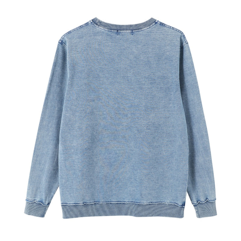 Sigma Denim Chenille Crewneck