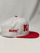 Kappa White/Red SnapBack