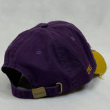 “ΩΨΦ” Omega Psi Phi Purple & Old Gold distressed hat
