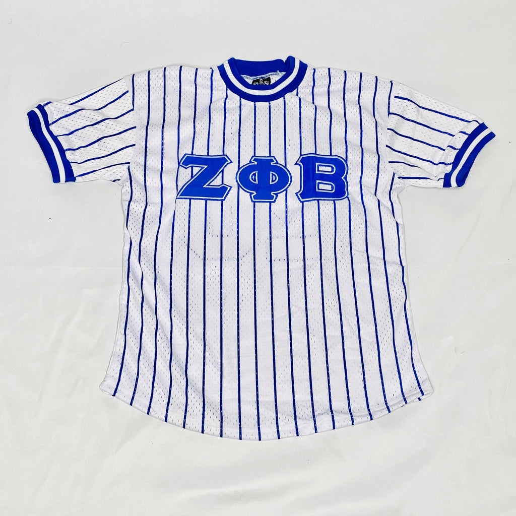 Zeta Phi Beta Striped Baseball Jersey