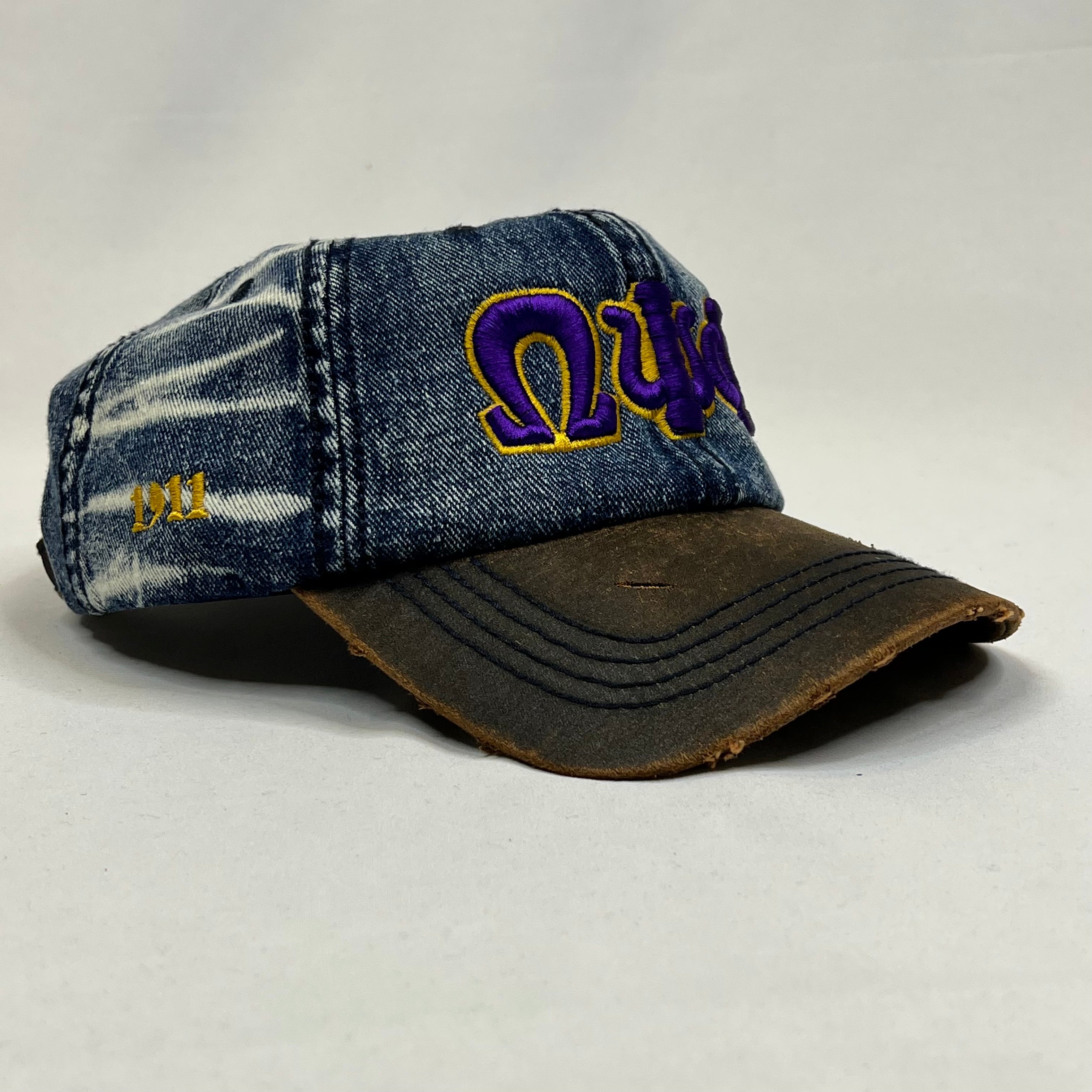 Denim Omega ΩΨΦ Hat