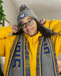 SGRho Grey Scarf and Hat Set