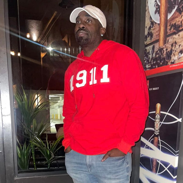 1911 Kappa Red Chenille Hoodie