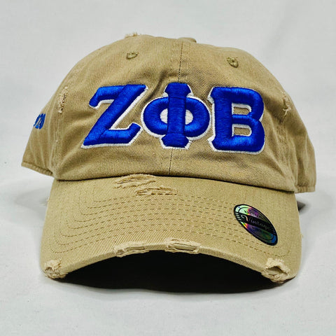 Zeta Phi Beta Khaki Hat
