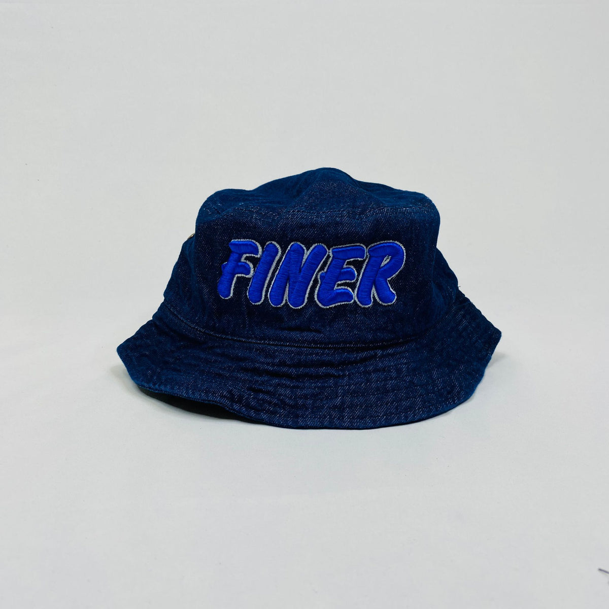 Dark Denim Finer Bucket Hat