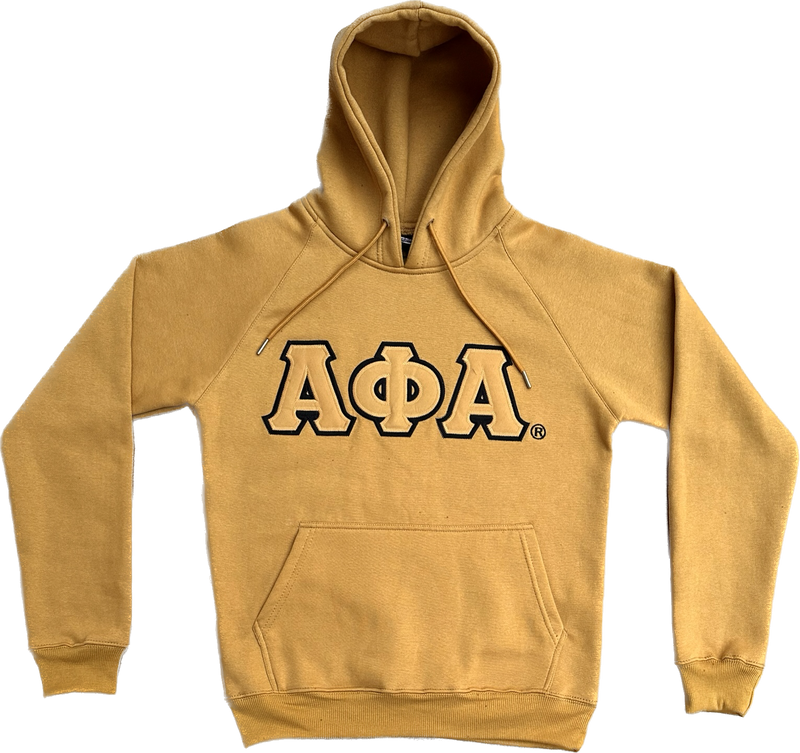 Alpha Old Gold Premium Hoodie