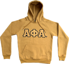 Alpha Old Gold Premium Hoodie