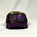 ΩΨΦ Camo/Purple Dad Hat